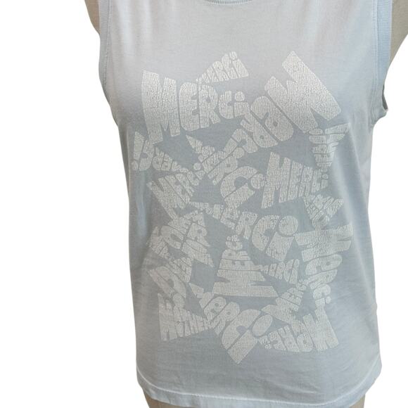 MOTHER The Strong And Silent Type Tank Top In Merci - Picture 3 of 9